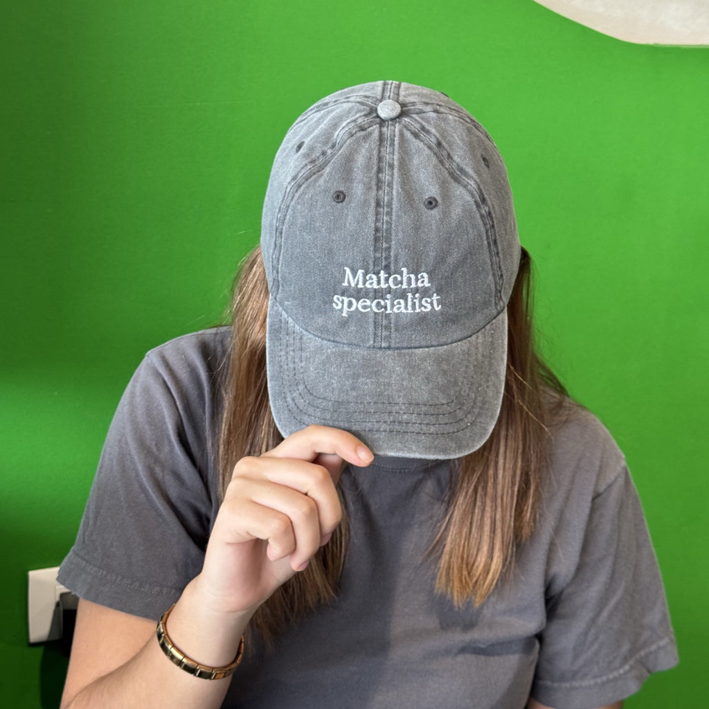 "matcha specialist" hat