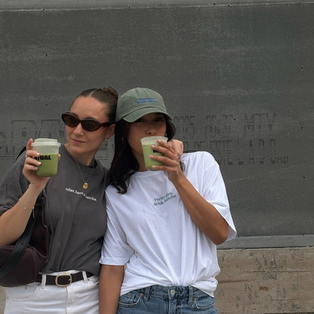 "pretty girls drink matcha" hat